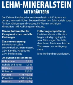 Dehner Lieblinge Lehm-Mineralstein Kräuter, 100 g Discount
