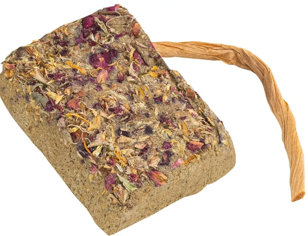 Dehner Lieblinge Nahrungsergänzung Kleintiere - Lehm-Mineralstein Blüten, 100 g