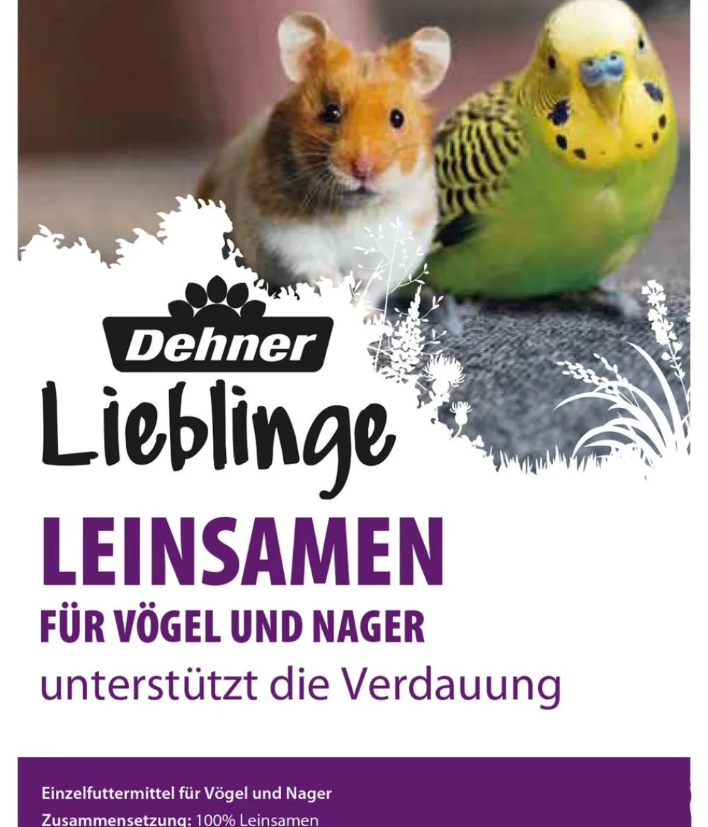 Dehner Lieblinge Kleintierfutter|Vogelfutter & Snacks > Leinsamen, 1 kg