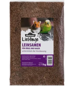 Dehner Lieblinge Kleintierfutter|Vogelfutter & Snacks > Leinsamen, 1 kg