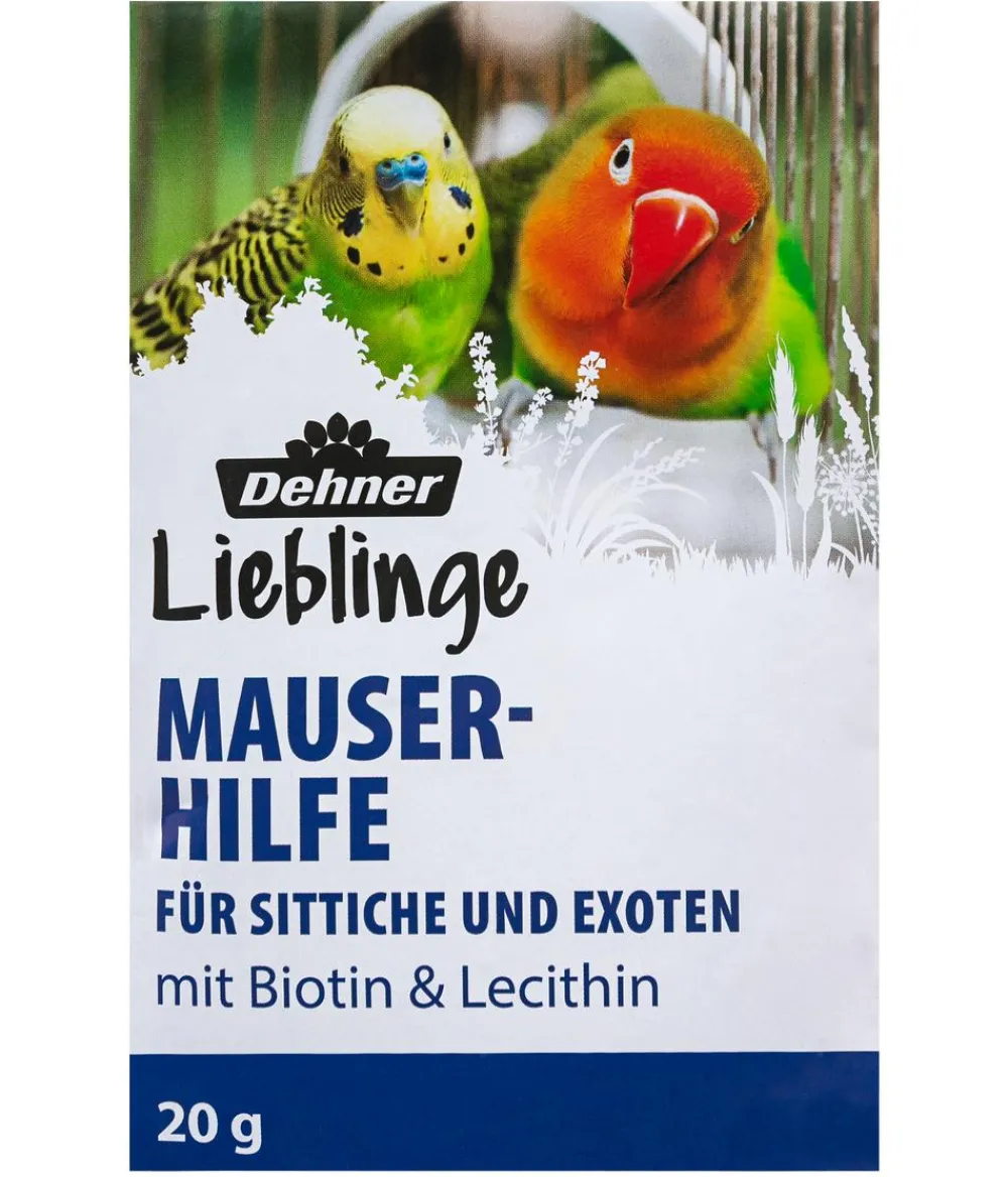 Dehner Lieblinge Vogelfutter & Snacks - Mauserhilfe für Sittiche und Exoten, 20 g