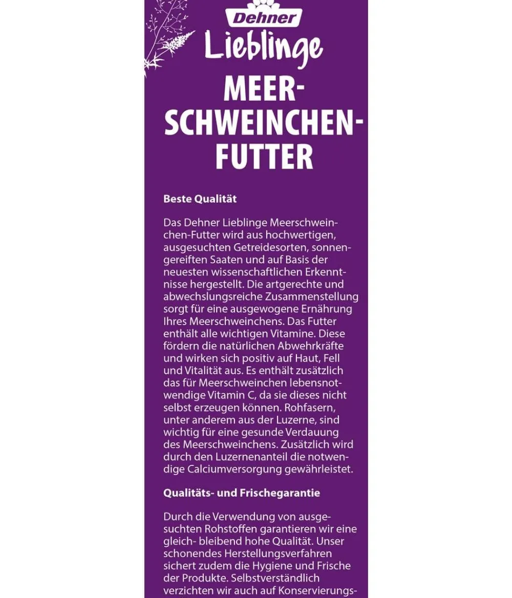 Dehner Lieblinge Kleintierfutter - Meerschweinchen-Futter