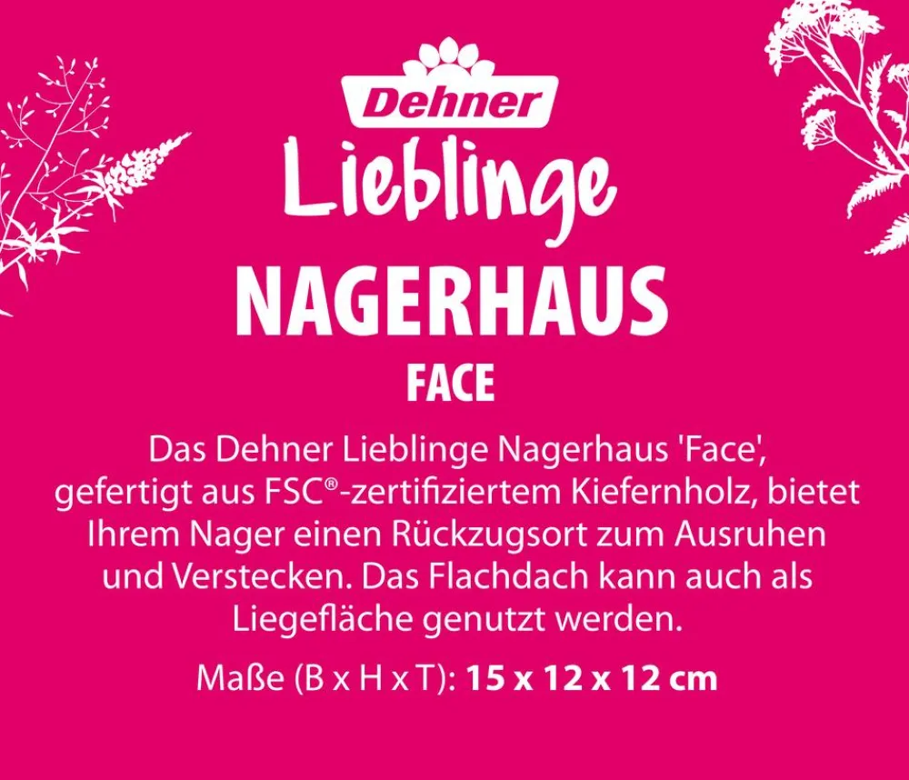 Dehner Lieblinge Nagerhaus Face Sale