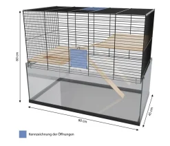 Dehner Lieblinge Nagerkäfige - Nagerheim Glas Palast