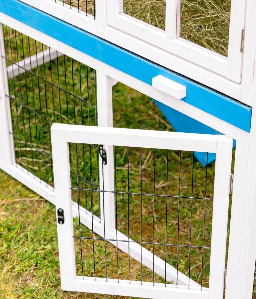 Dehner Lieblinge Nagerheim Palazzo, , ca. B145/H121/T72 cm Blau Outlet