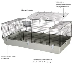 Dehner Lieblinge Nagerkäfige > Nagerheim Peppy, ca. B160/H58/T80 cm