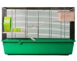 Dehner Lieblinge Nagerkäfige - Nagerheim Palermo, ca. B75/H50/T47 cm Grün