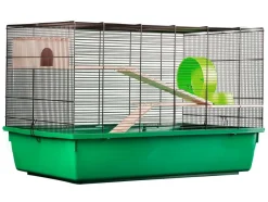 Dehner Lieblinge Nagerkäfige - Nagerheim Palermo, ca. B75/H50/T47 cm Grün