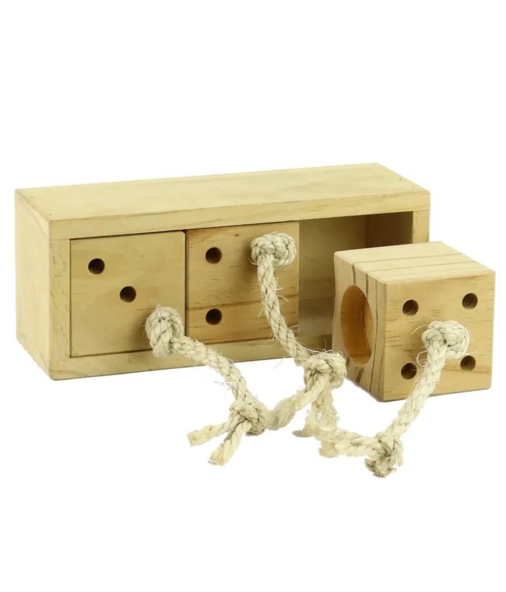 Dehner Lieblinge Nagerspielzeug - Nager-Intelligenzspielzeug Boxes, ca. B20/H7/T8 cm