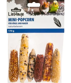 Dehner Lieblinge Vogelfutter & Snacks|Nagersnacks - Nagersnack Mini-Popcorn für Vögel und Nager, 170g