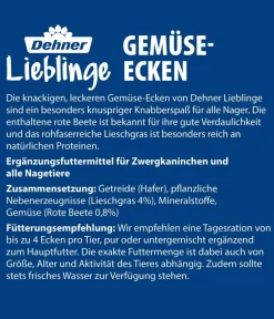 Dehner Lieblinge Nagersnacks > Nagersnack Gemüse-Ecken, 150 g