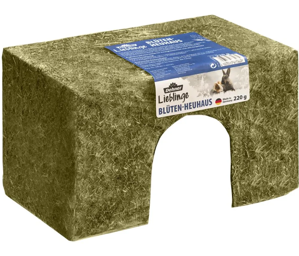 Dehner Lieblinge Nagersnacks > Nagersnack Blüten-Heuhaus