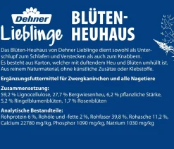 Dehner Lieblinge Nagersnack Blüten-Heuhaus Sale