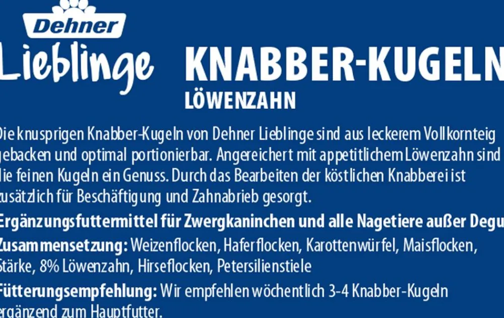 Dehner Lieblinge Nagersnack Knabber-Kugeln Online