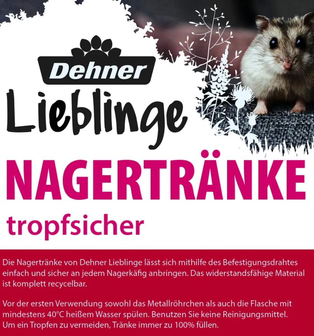 Dehner Lieblinge Mehr Kleintierbedarf - Nagertränke, 250 ml