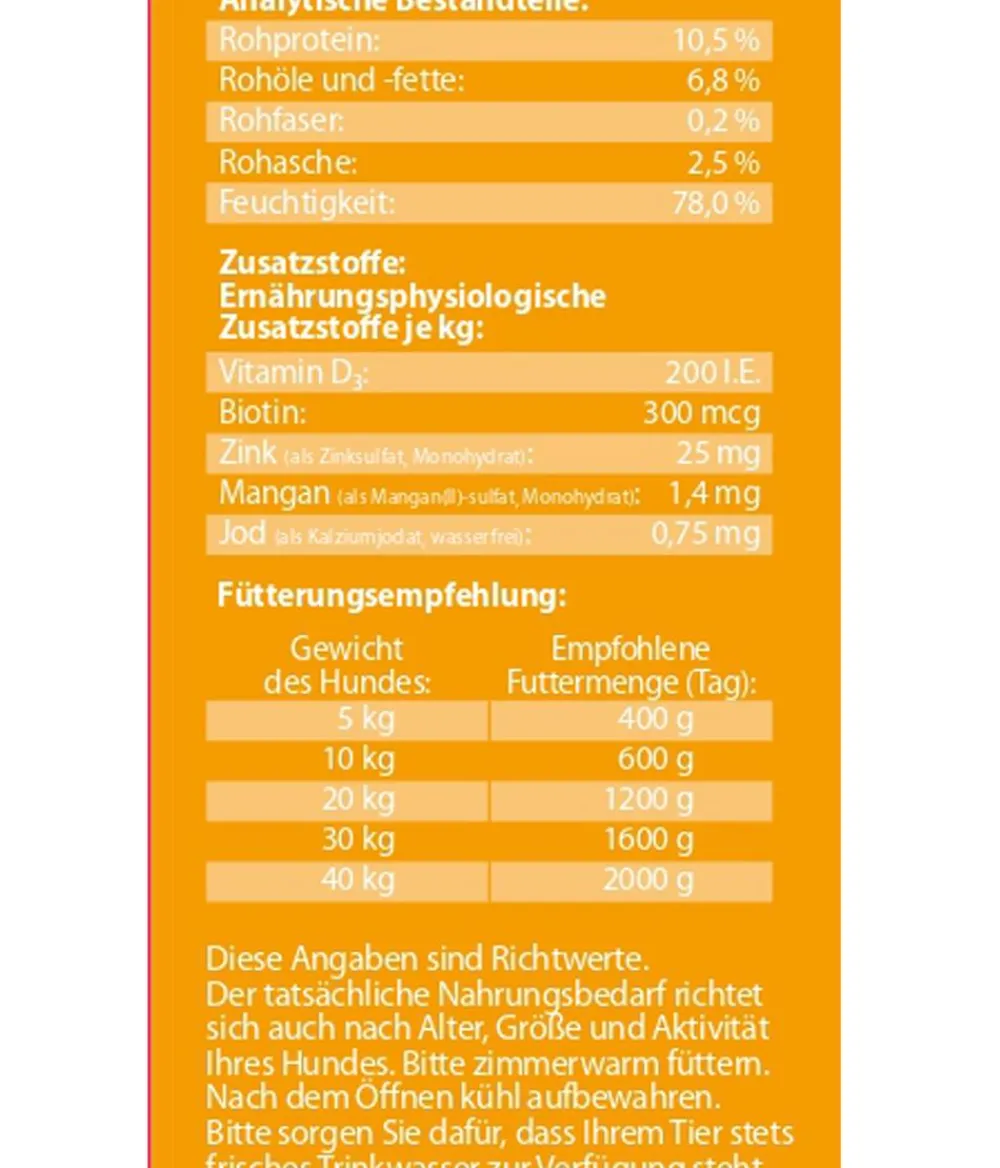 Dehner Lieblinge Nassfutter Hund > Nassfutter für Hunde Adult