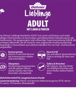 Dehner Lieblinge Nassfutter Hund - Nassfutter für Hunde Adult