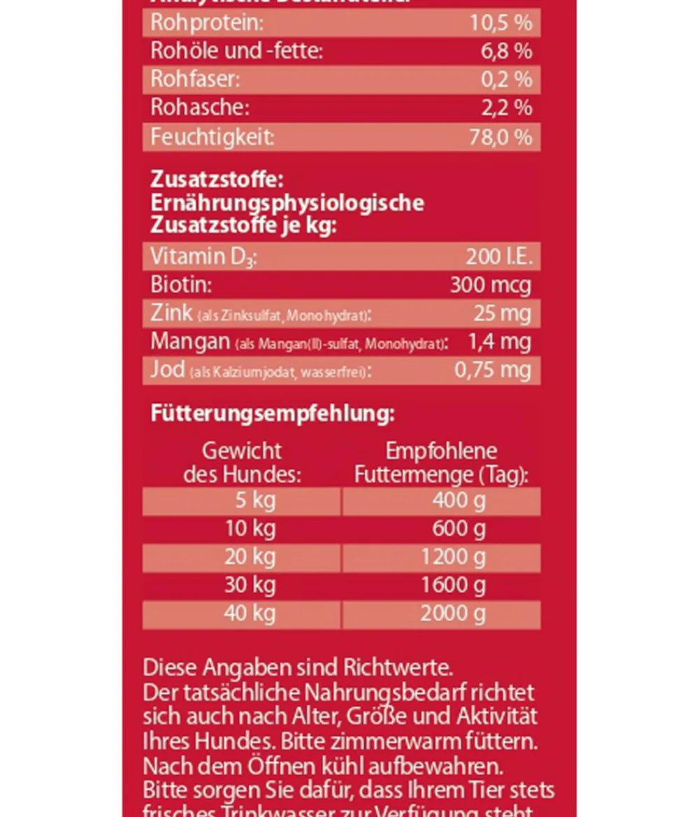 Dehner Lieblinge Nassfutter Hund - Nassfutter für Hunde Adult