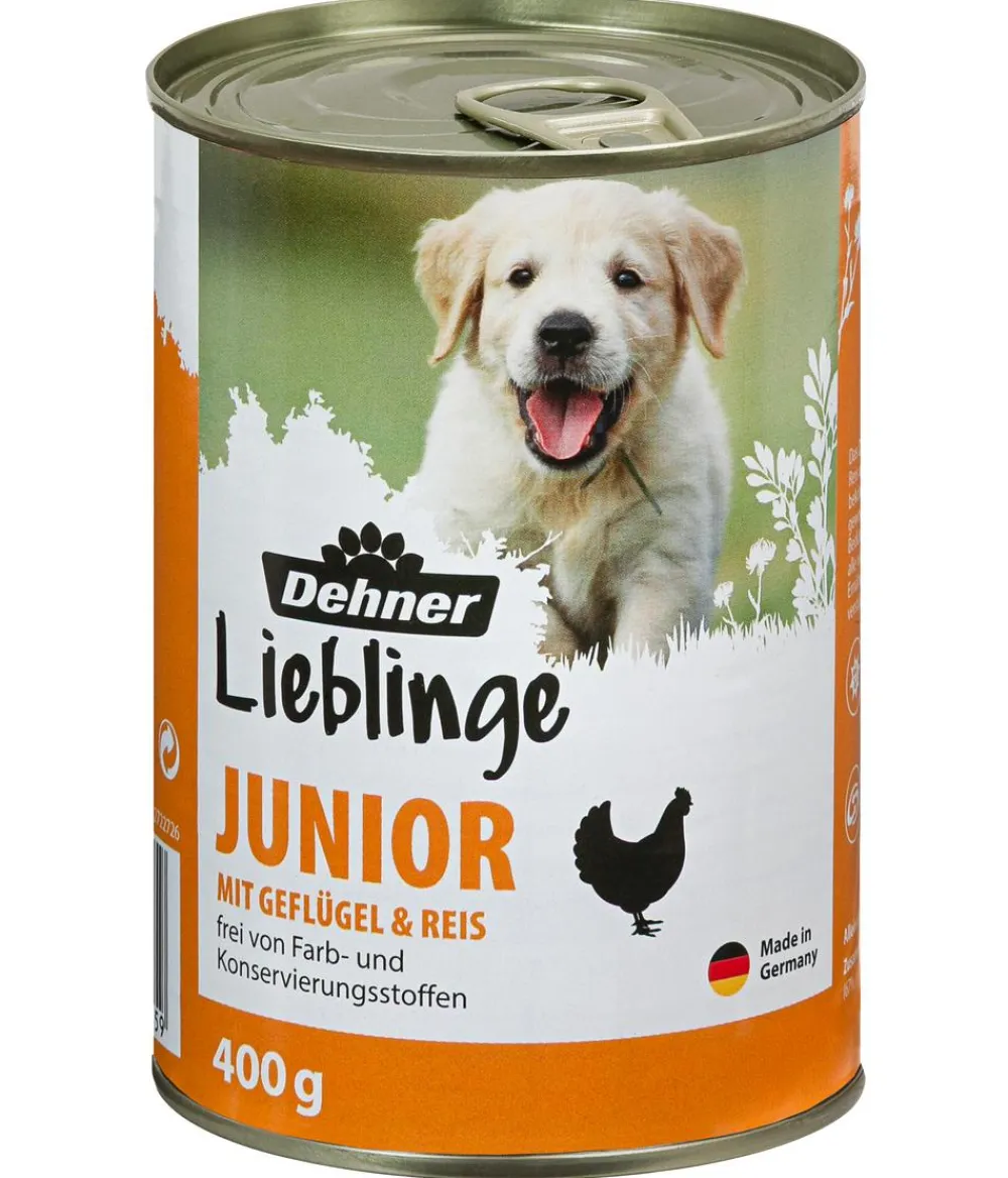 Dehner Lieblinge Nassfutter Hund > Nassfutter für Hunde Junior, Geflügel & Reis