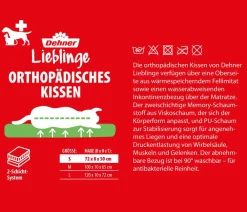 Dehner Lieblinge Betten & Kissen|Hundekissen > Orthopädiche Hundekien onu, rechteckig