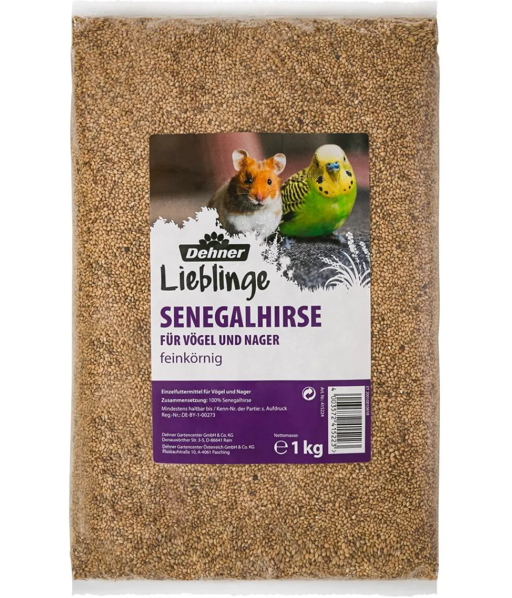 Dehner Lieblinge Kleintierfutter|Vogelfutter & Snacks > Senegalhirse, 1 kg