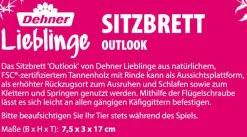 Dehner Lieblinge Sitzbrett Outlook, ca. B7,5/H3/T17 cm Clearance