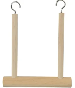 Dehner Lieblinge Mehr Vogelzubehör - Trapezschaukel Alpha, ca. B12/H15/T1,8 cm Hellbraun