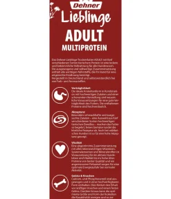 Dehner Lieblinge Trockenfutter Hund - Trockenfutter für Hunde Multiprotein Adult