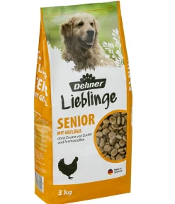 Dehner Lieblinge Trockenfutter für Hunde Senior, Geflügel New