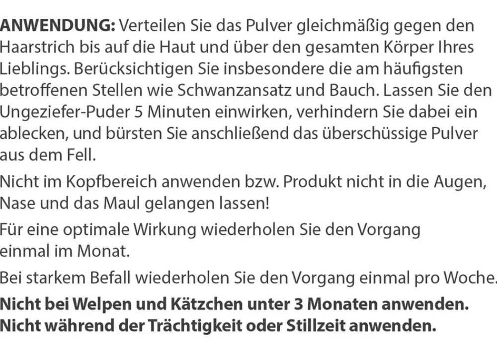 Dehner Lieblinge Ungeziefer-Puder, 150 g Discount