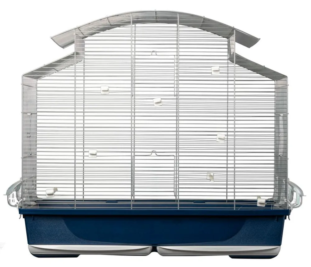 Dehner Lieblinge Vogelkäfige & Volieren - Vogelkäfig Phoenix 80, ca. B79/H73/T45 cm Dunkelblau