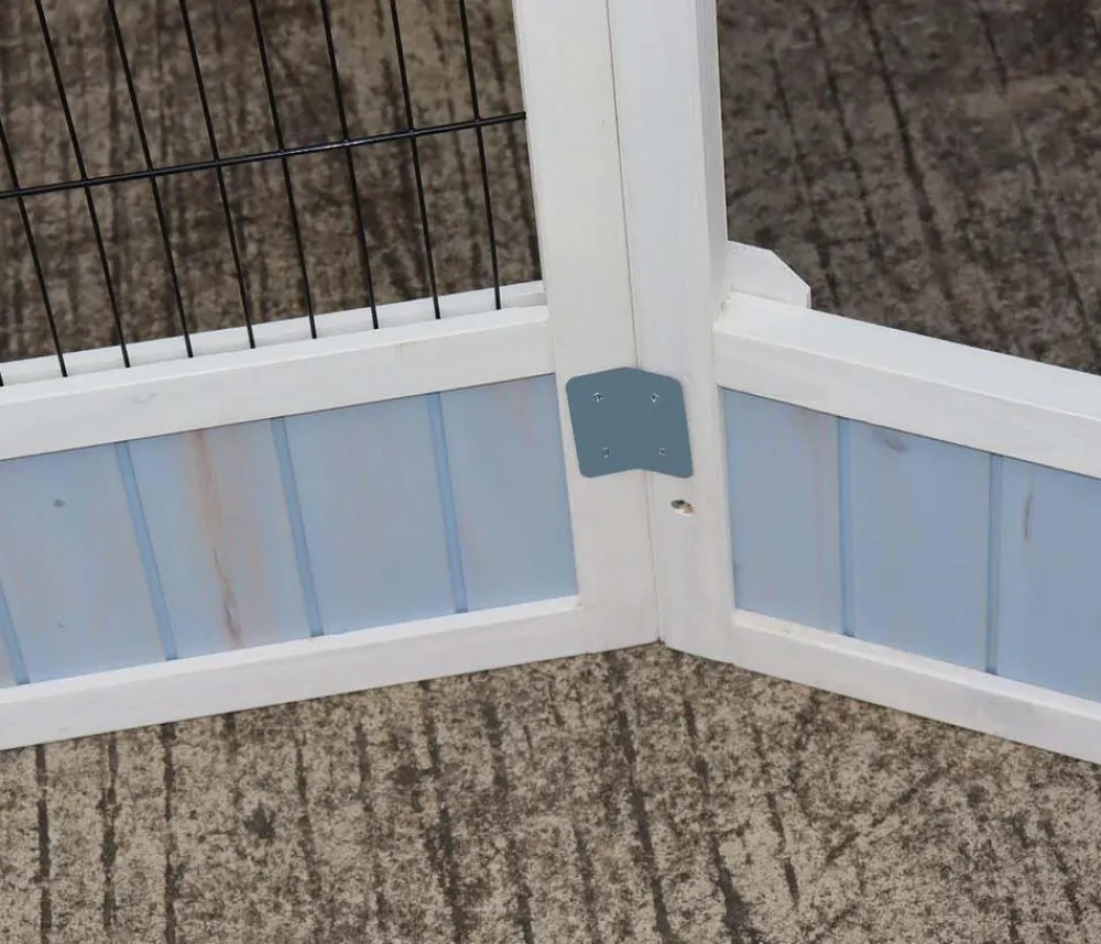 Dehner Lieblinge Vogelvoliere Santorini, /blau, ca. Ø132/H180 cm Discount