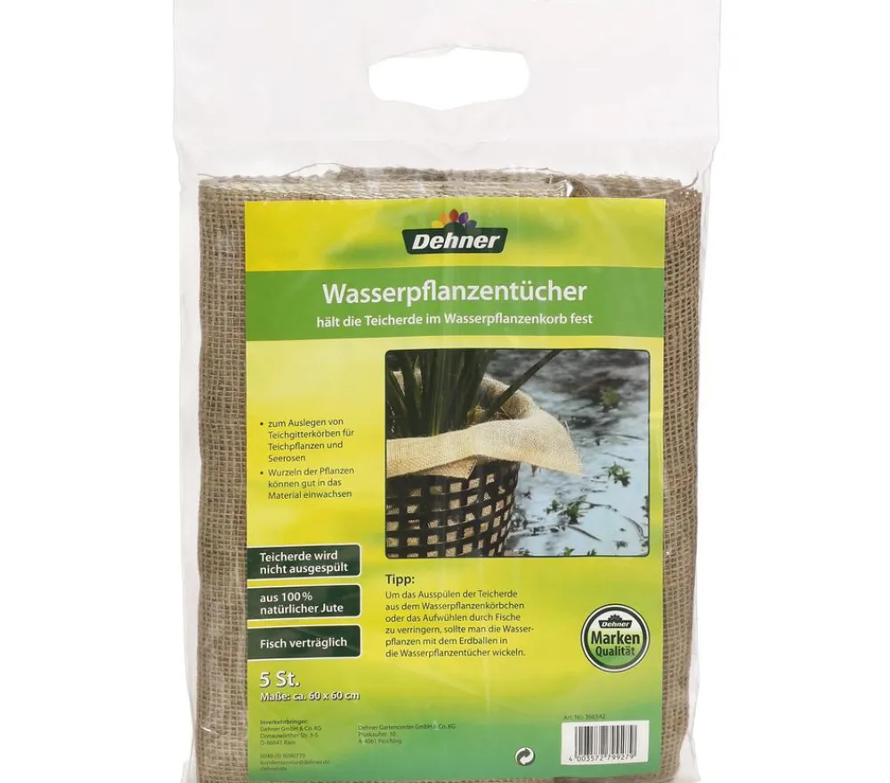 Dehner Lieblinge Gartenteich·Teichzubehör & Teichpflege|Teichzubehör & Teichpflege > Wasserpflanzentücher, 60 x 60 cm