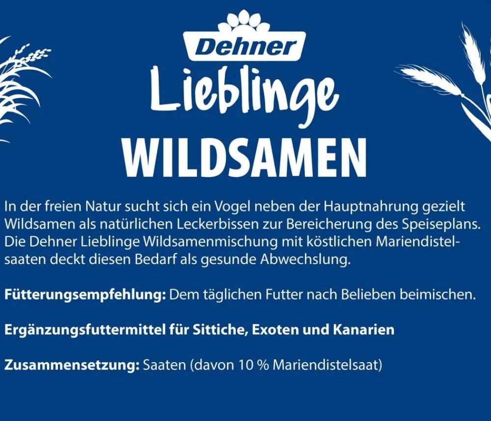 Dehner Lieblinge Vogelfutter & Snacks - Wildsamen, 5 g