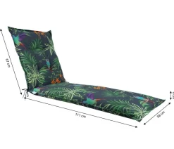 Dehner Liegenauflage Sicilia für Gartenliege Savoy, ca. B57/H6/T178 cm Online