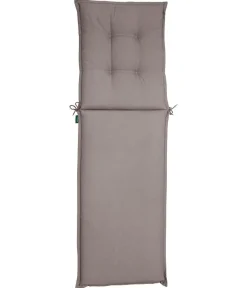Dehner Relax- & Liegenauflagen - Liegenauflage Veneto für Gartenliege Savoy, ca. B57/H6/T178 cm Taupe