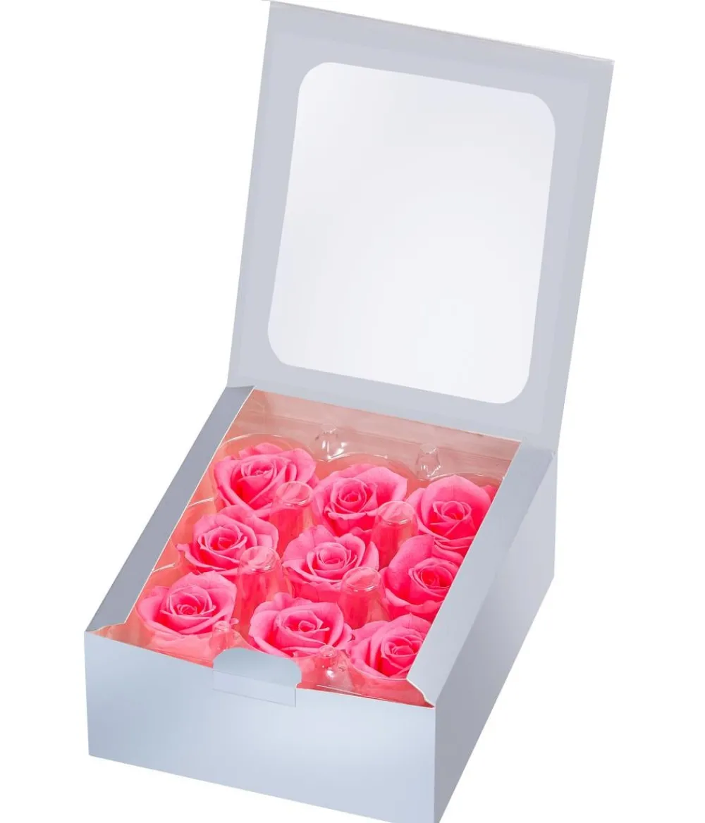 Dehner Bastelbedarf|Konservierte Rosen - Longlife-Rose, ca. Ø3 cm Pink