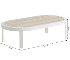 Dehner Lounge Altea, 4-teilig Creme Online