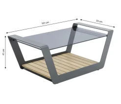 Dehner Loungemöbel|Gartenmöbel-Sets > Lounge Cannes, 4-teilig