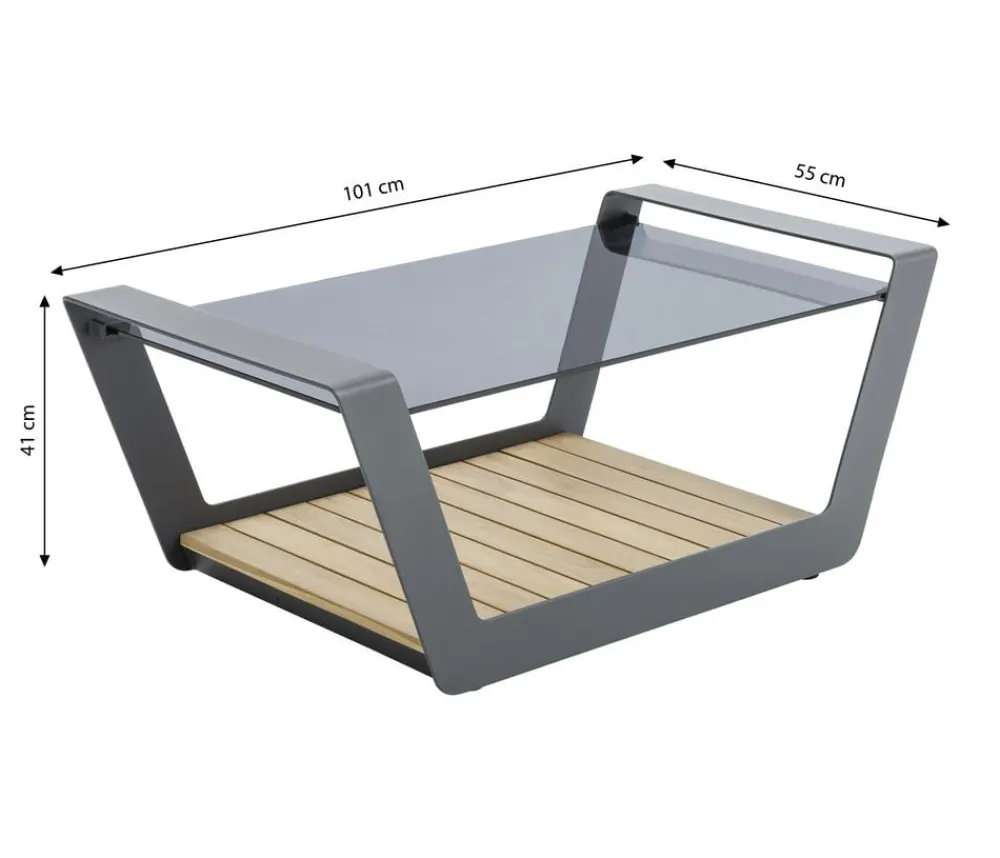 Dehner Loungemöbel|Gartenmöbel-Sets > Lounge Cannes, 4-teilig
