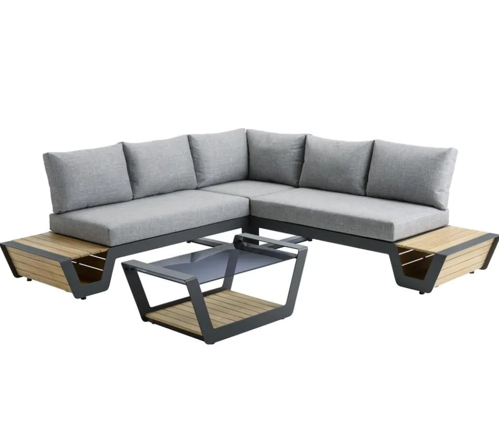 Dehner Loungemöbel|Gartenmöbel-Sets > Lounge Cannes, 4-teilig