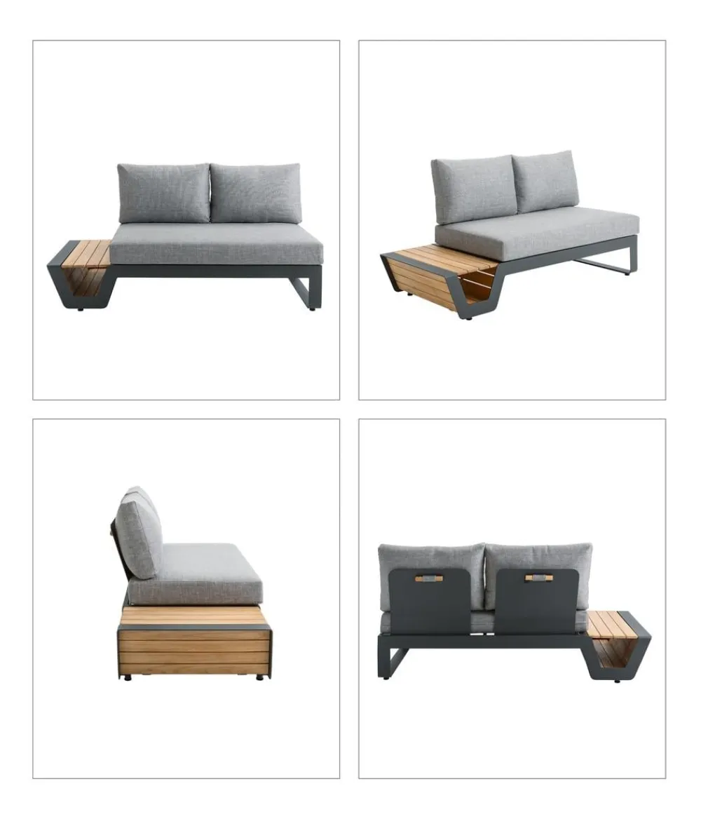 Dehner Loungemöbel|Gartenmöbel-Sets > Lounge Cannes, 4-teilig