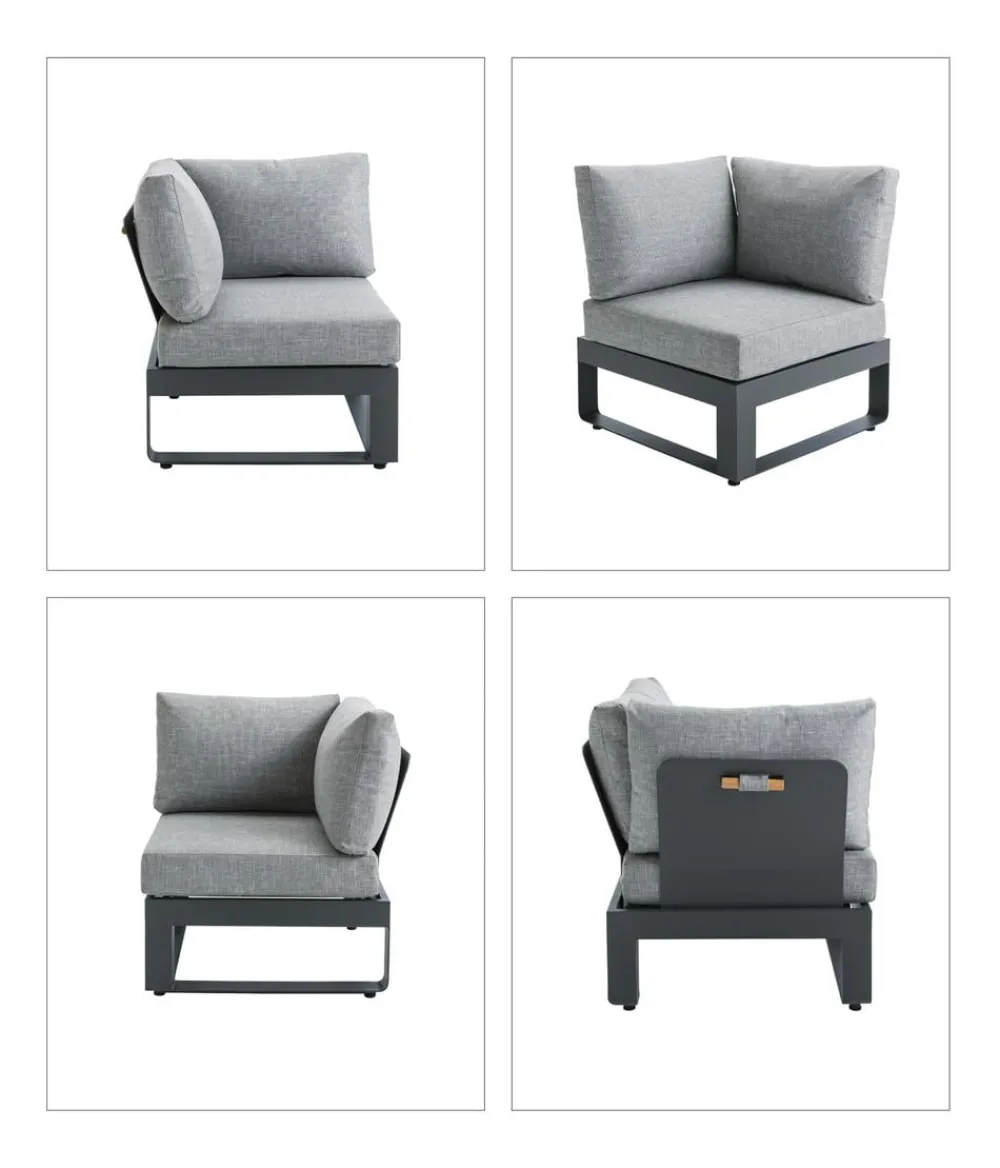 Dehner Loungemöbel|Gartenmöbel-Sets > Lounge Cannes, 4-teilig