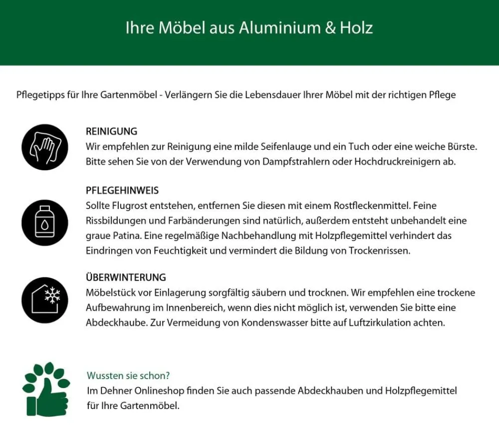 Dehner Loungemöbel|Gartenmöbel-Sets > Lounge Milo, 4-teilig