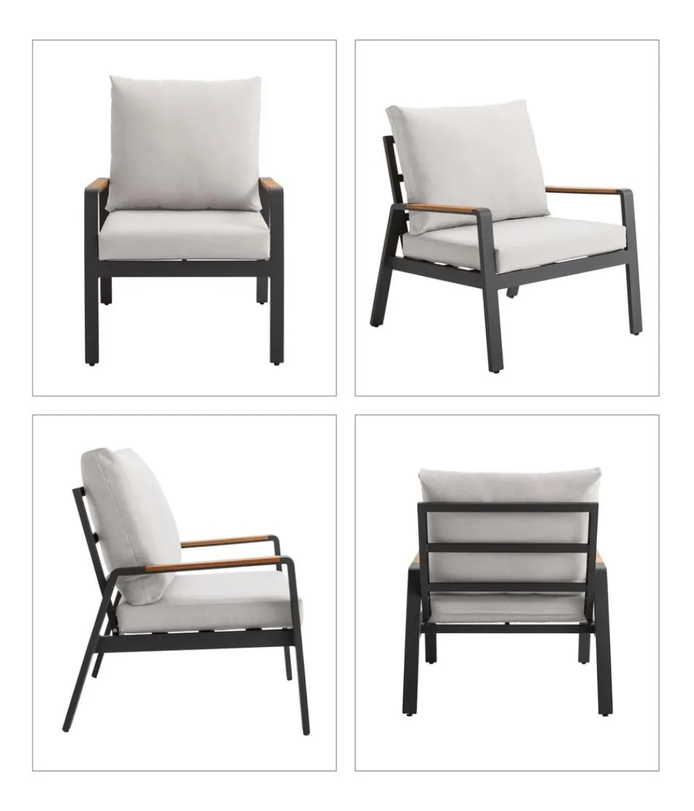Dehner Loungemöbel|Gartenmöbel-Sets > Lounge Milo, 4-teilig