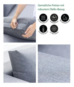 Dehner Loungemöbel|Gartenlounge-Sets > Lounge Riva, 3-teilig