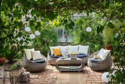 Dehner Gartenstühle Rattan|Loungesessel - Loungesessel Avani, ca. B95/H76/T97 cm