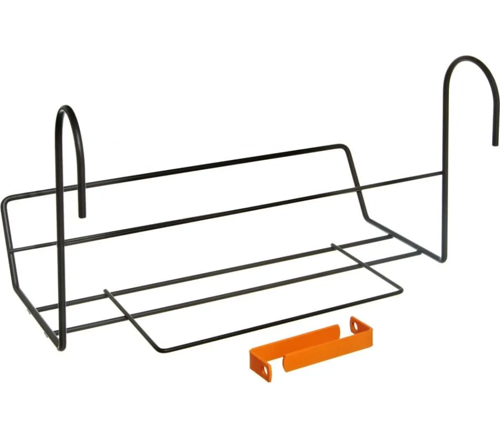 Dehner Mehr Blumentopfzubehör > Metall-Balkonblumenkastenhalter Mary, ca. B36,5/H23/T14 cm