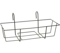 Dehner Metall-Balkonblumenkastenhalter Trixie Schwarz Clearance