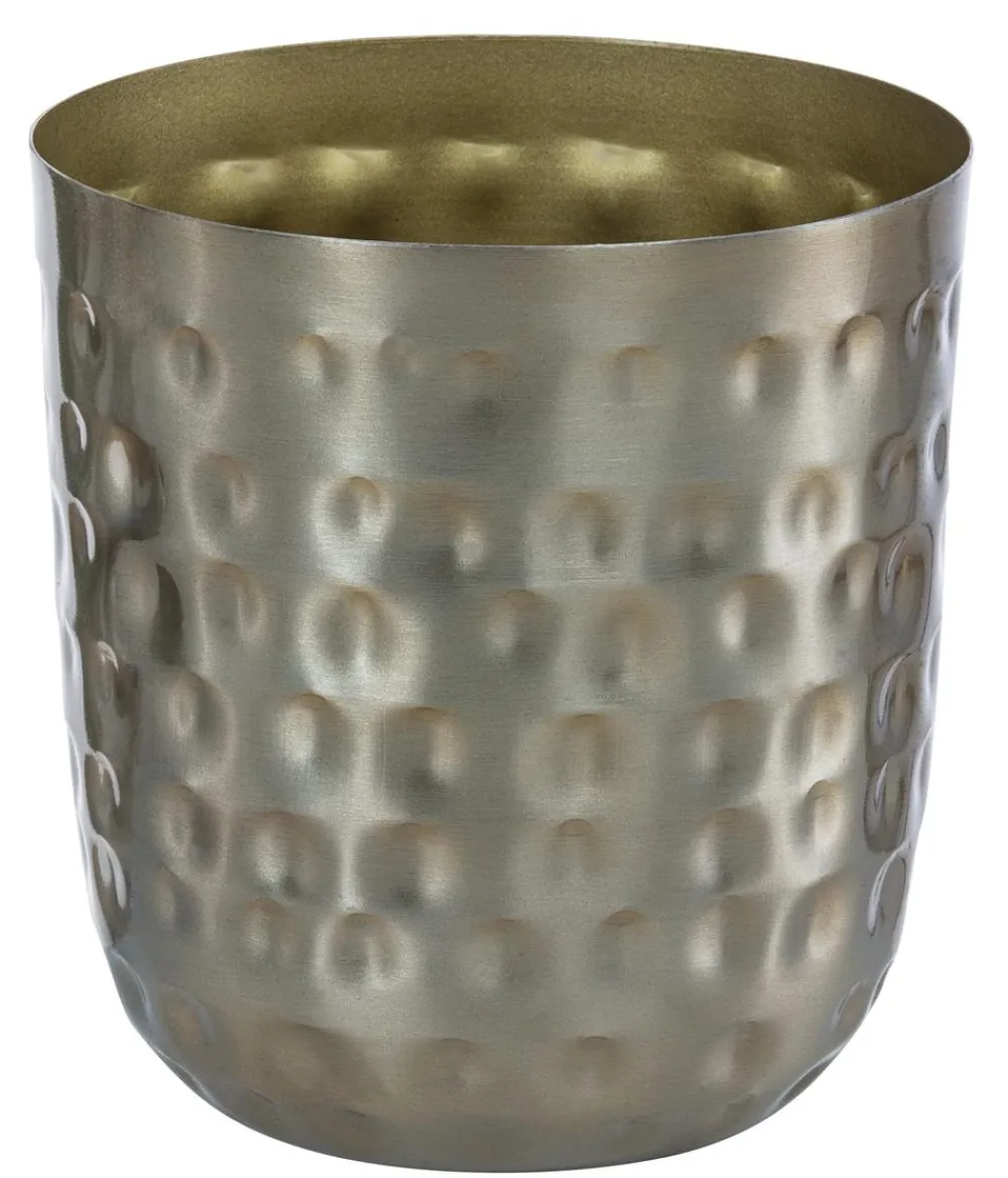 Dehner Blumentöpfe & Übertöpfe - Metall-Übertopf Mayren, konisch, , ca. Ø12 cm Gold